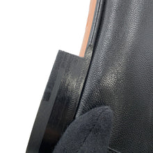 将图像加载到图库查看器中，HERMES Paris Mocassins Black Leather Size Chronomat 44
