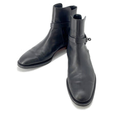 将图像加载到图库查看器中，HERMES Short Boots Fortune BlackH222979Z Calf Leather Size Chronomat 44

