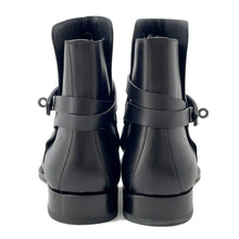 将图像加载到图库查看器中，HERMES Short Boots Fortune BlackH222979Z Calf Leather Size Chronomat 44
