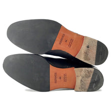 将图像加载到图库查看器中，HERMES Short Boots Fortune BlackH222979Z Calf Leather Size Chronomat 44
