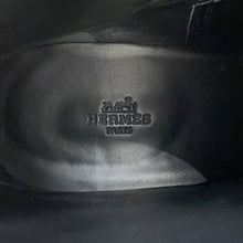 将图像加载到图库查看器中，HERMES Short Boots Fortune BlackH222979Z Calf Leather Size Chronomat 44
