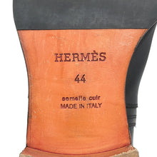 将图像加载到图库查看器中，HERMES Short Boots Fortune BlackH222979Z Calf Leather Size Chronomat 44
