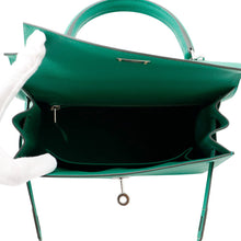 Load image into Gallery viewer, HERMES Kelly Sellier Vert Vertigo Epsom Size 25
