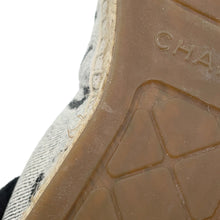 将图像加载到图库查看器中，CHANEL CC Logo espadrilles Gray/BlackG39028 Canvas Leather Size 38C
