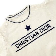 将图像加载到图库查看器中，Dior Short Sleeve Knit Size 42 White154S09AM305 Wool 70% Cashmere30%
