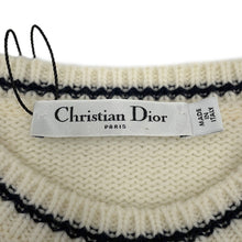 将图像加载到图库查看器中，Dior Short Sleeve Knit Size 42 White154S09AM305 Wool 70% Cashmere30%
