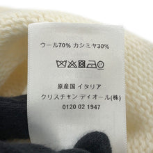 将图像加载到图库查看器中，Dior Short Sleeve Knit Size 42 White154S09AM305 Wool 70% Cashmere30%
