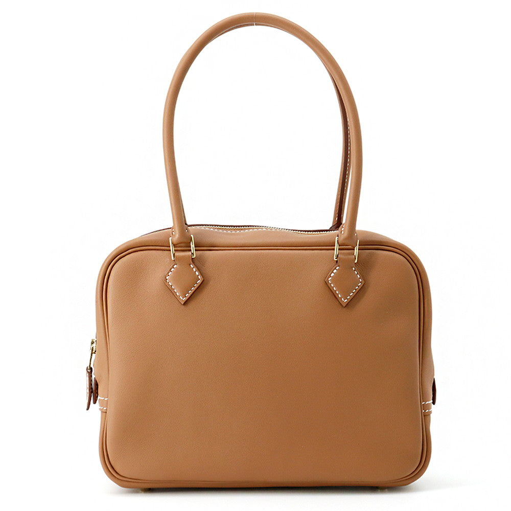 HERMES Plume Gold Swift Leather Size Mini