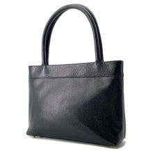 Load image into Gallery viewer, CHANEL CC Logo Handbag Black Caviar Leather
