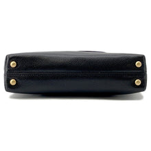 Load image into Gallery viewer, CHANEL CC Logo Handbag Black Caviar Leather
