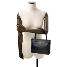 Load image into Gallery viewer, CHANEL CC Logo Handbag Black Caviar Leather
