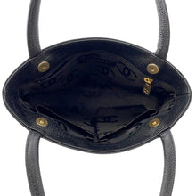 Load image into Gallery viewer, CHANEL CC Logo Handbag Black Caviar Leather

