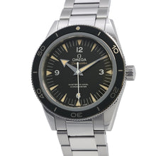 将图像加载到图库查看器中，OMEGA Seamaster300 Master Co-Axial W41mm Stainless Steel Black Dial233.30.41.21.01.001
