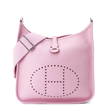 将图像加载到图库查看器中，HERMES Evelyne3 Mauve Sylvestre Taurillon Clemence Size PM
