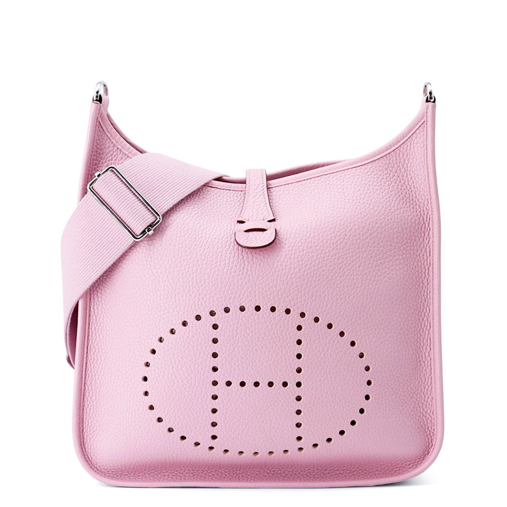HERMES Evelyne3 Mauve Sylvestre Taurillon Clemence Size PM