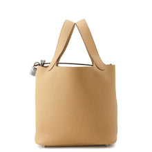 将图像加载到图库查看器中，HERMES Picotin Lock Biscuit Taurillon Clemence Size PM
