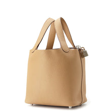 将图像加载到图库查看器中，HERMES Picotin Lock Biscuit Taurillon Clemence Size PM
