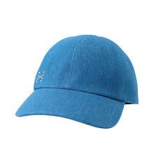 Load image into Gallery viewer, HERMES Tess Earrings Cap Size 57 Light Indigo washed denim
