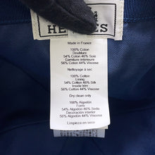 Load image into Gallery viewer, HERMES Tess Earrings Cap Size 57 Light Indigo washed denim
