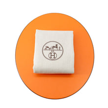 Load image into Gallery viewer, HERMES Tess Earrings Cap Size 57 Light Indigo washed denim
