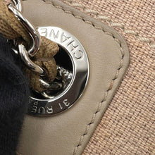 Load image into Gallery viewer, CHANEL Deauville ChainTote Bag BeigeA67001 Canvas Leather Size MM
