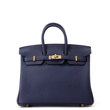 Load image into Gallery viewer, HERMES Birkin Blue Abysse Togo Leather Size 25
