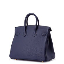 Load image into Gallery viewer, HERMES Birkin Blue Abysse Togo Leather Size 25
