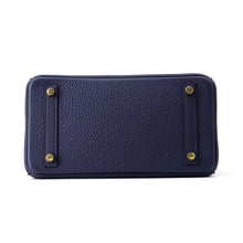 Load image into Gallery viewer, HERMES Birkin Blue Abysse Togo Leather Size 25
