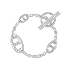 Load image into Gallery viewer, HERMES Chaine d&#39;Ancre Farandole Bracelet Size SH SV925
