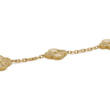 Load image into Gallery viewer, Van Cleef &amp; Arpels Vintage Alhambra Bracelet 5 motifs guillocheVCARP3JK00 18K Yellow Gold
