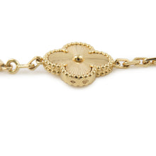 Load image into Gallery viewer, Van Cleef &amp; Arpels Vintage Alhambra Bracelet 5 motifs guillocheVCARP3JK00 18K Yellow Gold
