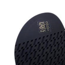 将图像加载到图库查看器中，HERMES Shipley Sandals Black Leather Rubber Size 36.5
