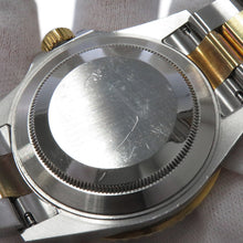 将图像加载到图库查看器中，ROLEX Submariner - Date W40mm Stainless Steel K18YG Blue Dial16613
