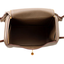 将图像加载到图库查看器中，HERMES Lindy Etoupe Taurillon Clemence Size 26
