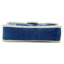 Load image into Gallery viewer, CHANEL Egyptian Line Chain Shoulder Bag Blue Denim Mouton
