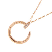 Load image into Gallery viewer, CARTIER Juste Un Clou Pendant DiamondB7224893 18K Pink Gold
