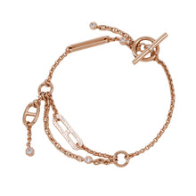 Load image into Gallery viewer, HERMES Chaine d&#39;Ancre Chaos Bracelet Size STH222413B 00ST 18K Pink Gold
