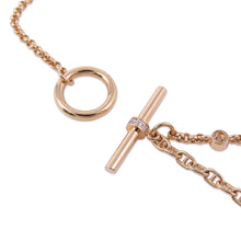 Load image into Gallery viewer, HERMES Chaine d&#39;Ancre Chaos Bracelet Size STH222413B 00ST 18K Pink Gold
