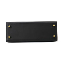 Load image into Gallery viewer, HERMES Kelly Sellier Black Epsom Size 25
