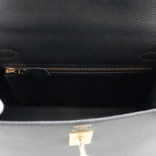 Load image into Gallery viewer, HERMES Kelly Sellier Black Epsom Size 25
