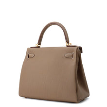 Load image into Gallery viewer, HERMES Kelly Retourne Etoupe Togo Leather Size 28

