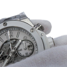 Load image into Gallery viewer, HUBLOT Big Bang Unico Berluti Japan Limited Edition 100 bottles W44mm TI Venezia Leather Rubber White/Skeleton Dial421.NE.0500.VR.JBER22
