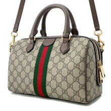 Load image into Gallery viewer, GUCCI Ophidia Travel Bag Beige/Brown772061 PVC Leather Size Medium
