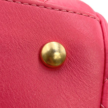 Load image into Gallery viewer, CHANEL Matelasse Bowling Bag PinkAS2223 Calf Leather
