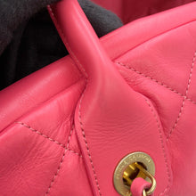 Load image into Gallery viewer, CHANEL Matelasse Bowling Bag PinkAS2223 Calf Leather
