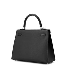 Load image into Gallery viewer, HERMES Kelly Sellier Black Epsom Size 25
