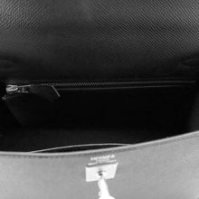 Load image into Gallery viewer, HERMES Kelly Sellier Black Epsom Size 25

