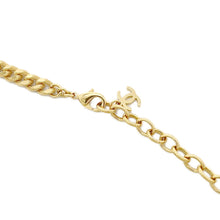 Load image into Gallery viewer, CHANEL CC Logo Rhinestone ChainBelt Gold Metal Rhinestone
