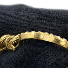 Load image into Gallery viewer, CHANEL CC Logo Rhinestone ChainBelt Gold Metal Rhinestone
