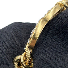 Load image into Gallery viewer, CHANEL CC Logo Rhinestone ChainBelt Gold Metal Rhinestone
